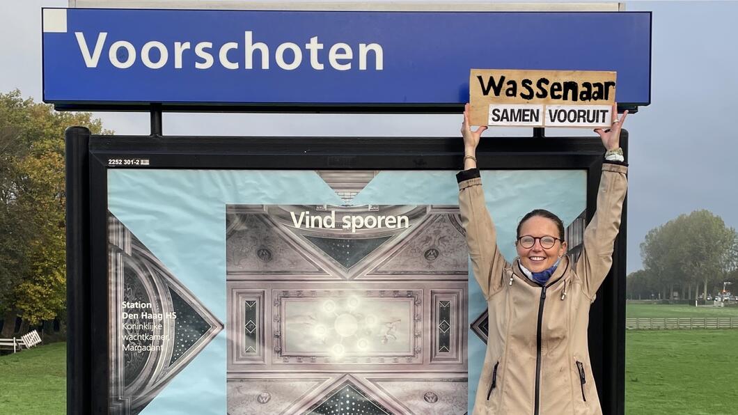 Fractievoorzitter van GroenLinks Sonja Hibbert laat zien dat het kan