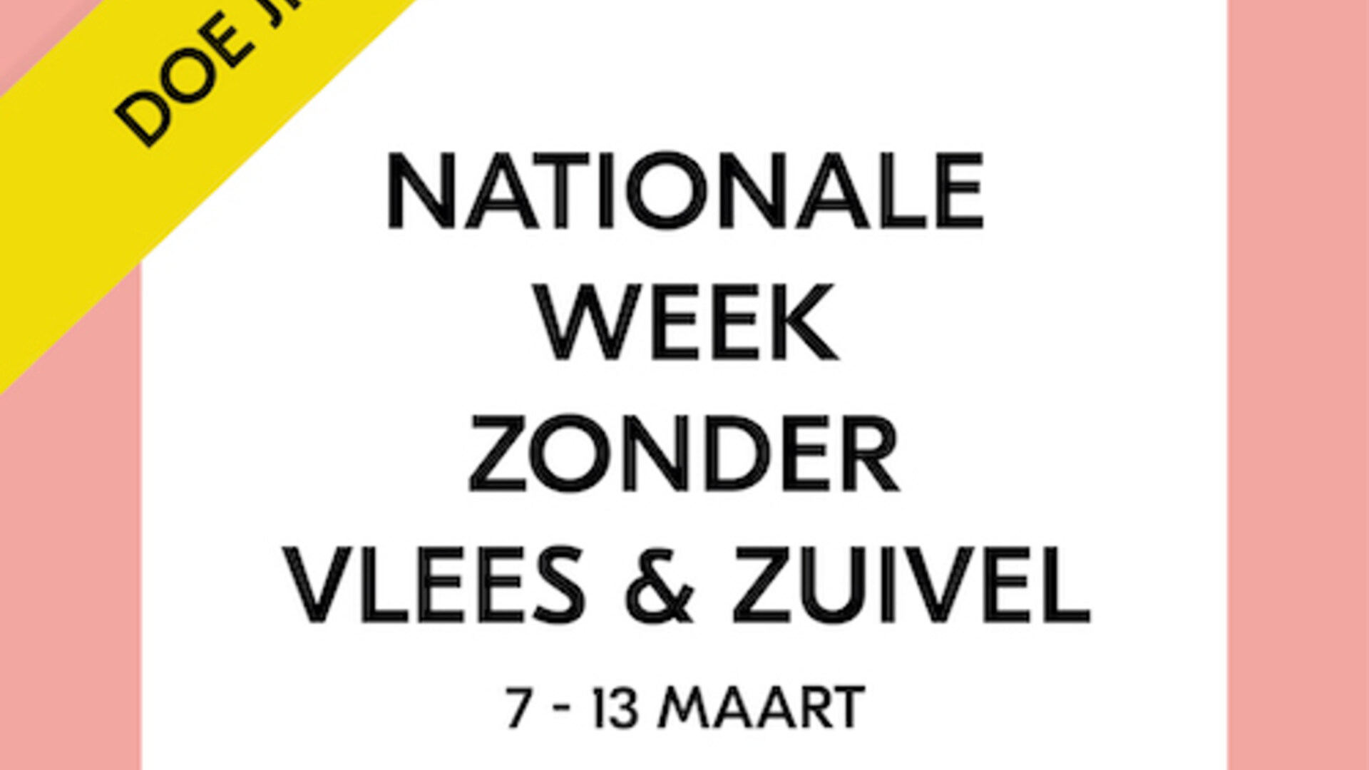 Nationale Week Zonder Vlees & Zuivel