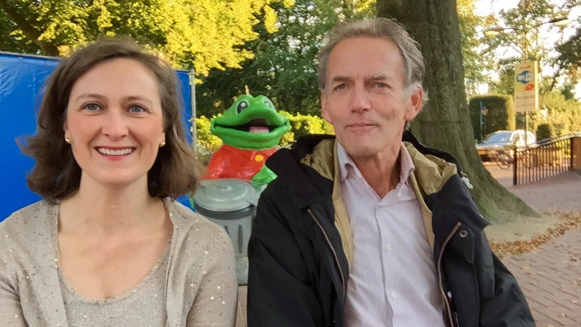 Anouk van Eekelen (VVD) en Pieter Kolff (GL)